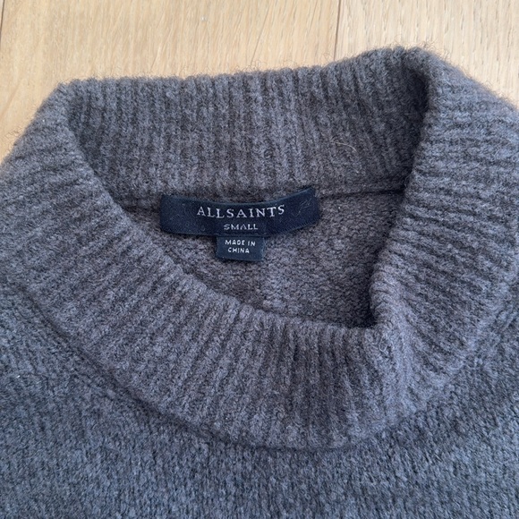 All Saints - Asymmetrical Sweater - Green - Small - Picture 3 of 3